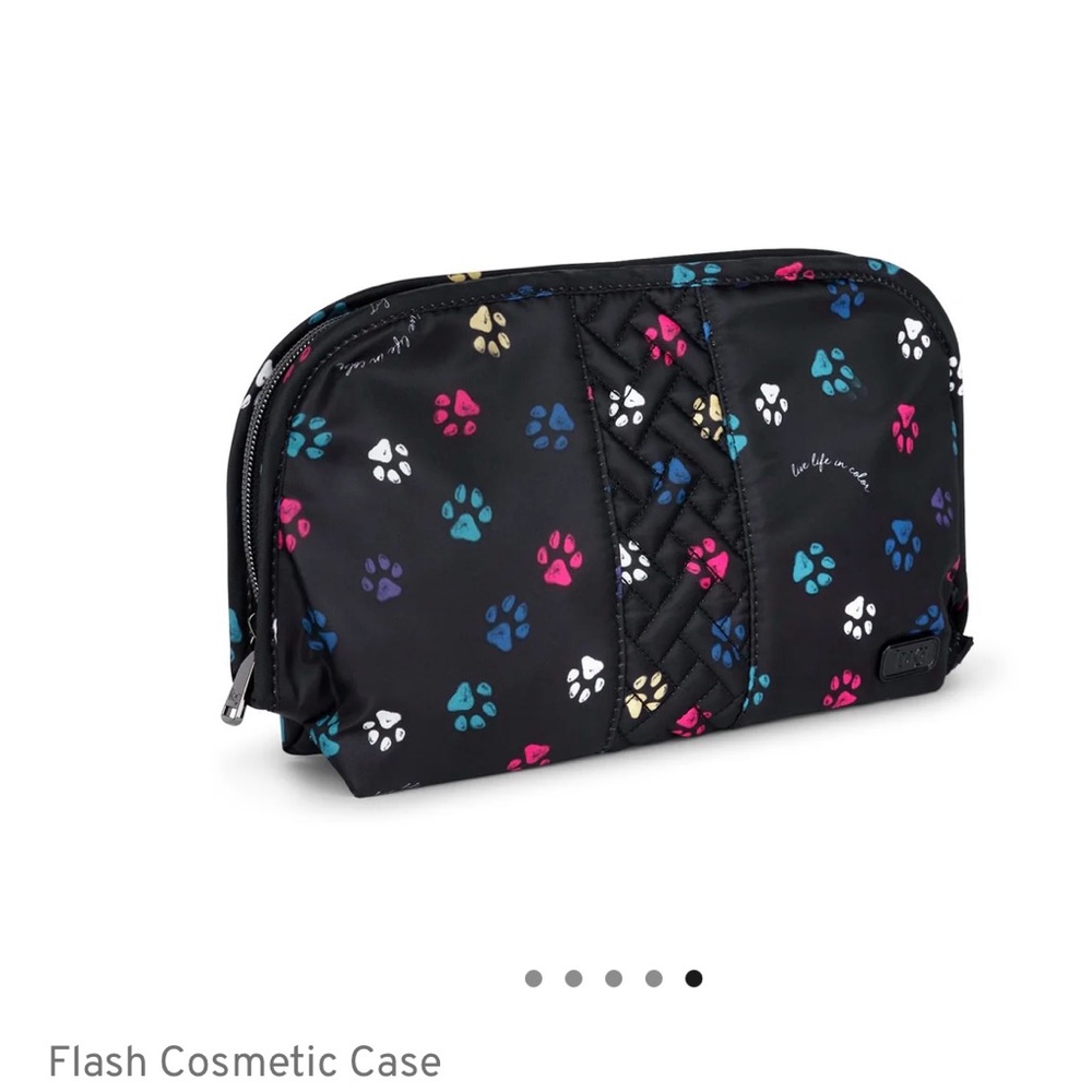 Lug Flash Cosmetics Case in Paws-Black! BNWT!! - Picture 2 of 6